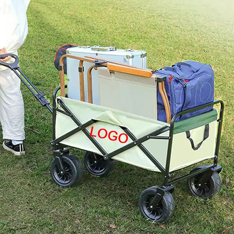 Selling a complete set of camping equipment at a low price camping carts are essential for campers