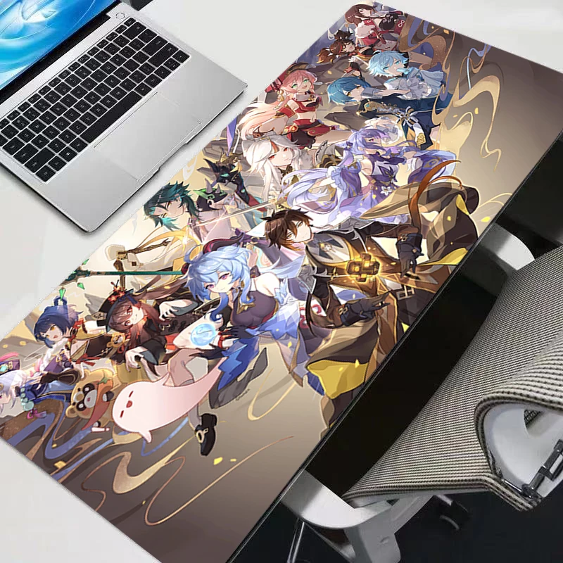 

Mouse Pad Anime Gaming Accessories Mousepad G-genshin Impact Layla Gamer Completo Computer Keyboard Pad Carpet Desk Mat Varmilo