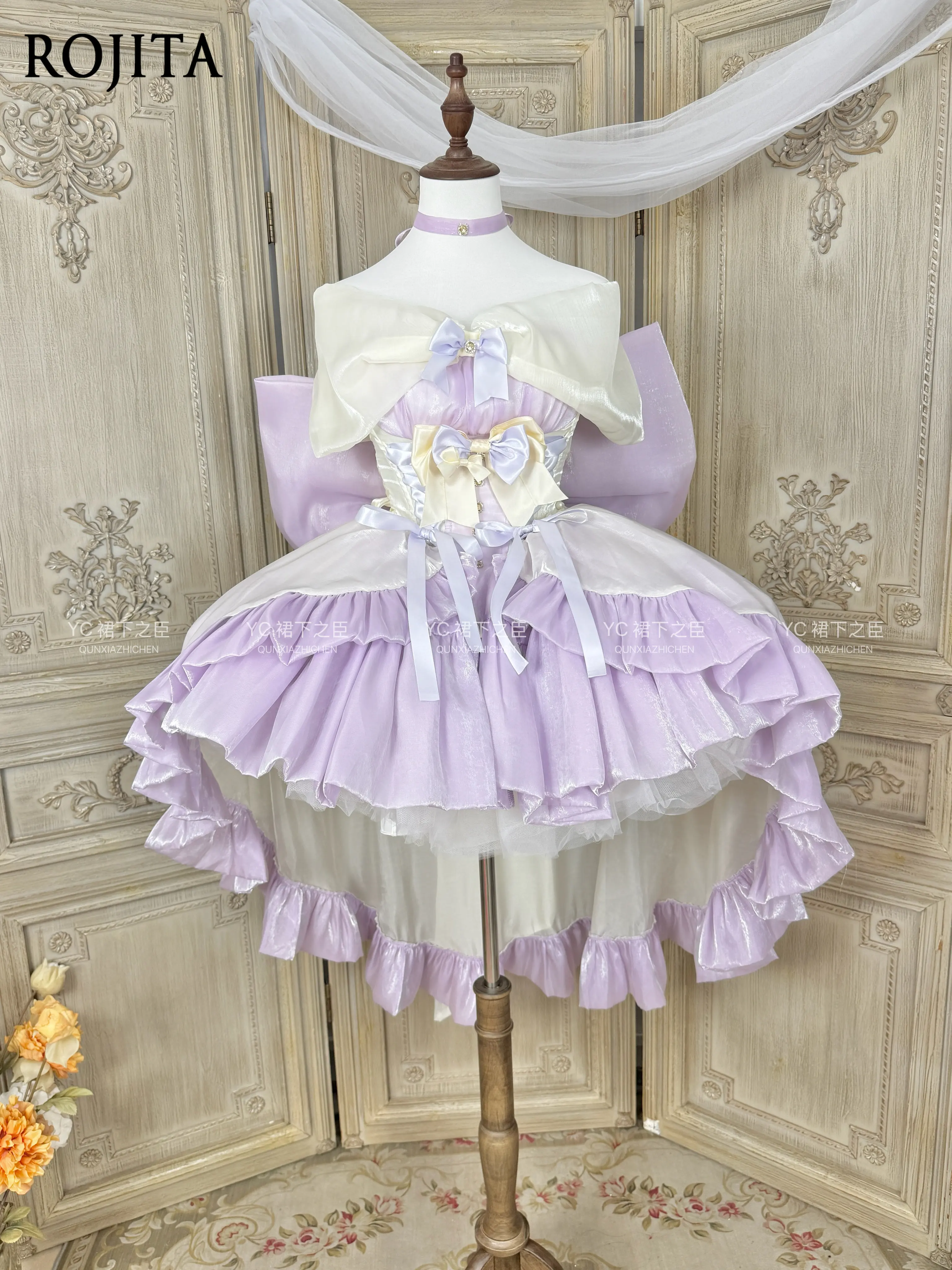 Elegant Sexy Slim Birthday Party Prom Dress Gorgeous Sweet New Bow Ruffle Party Bar Mitzvah Princess Midi Dress Ball Gown Women