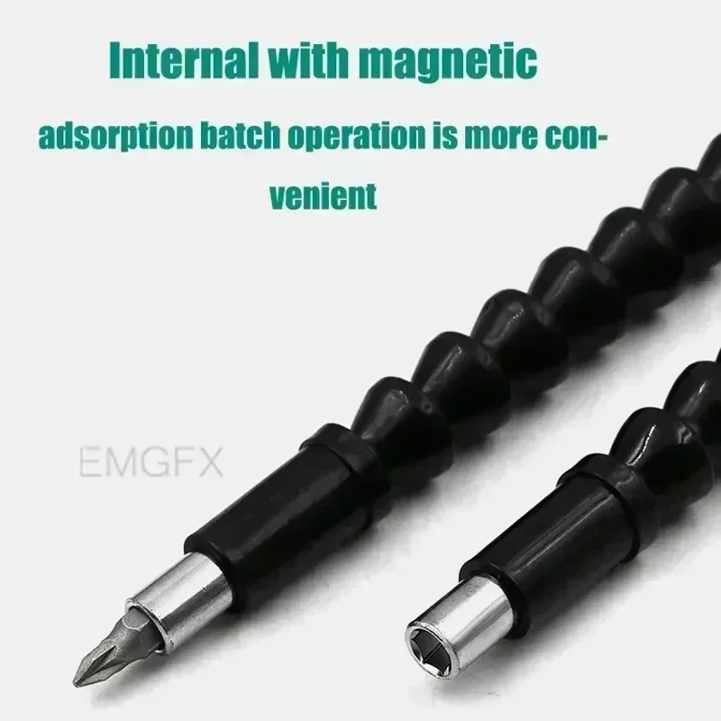 105 Degree Angle Screwdriver Connector Adapter Nozzles Flexible Extension Magnetic Hex Bit for Drill Screwdriver Socket Holder