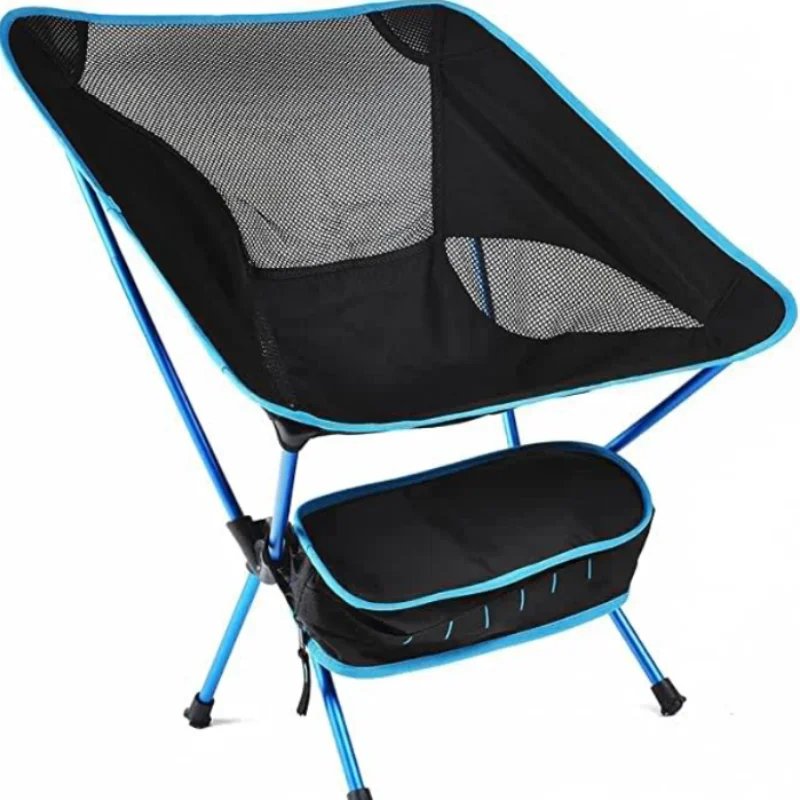 Outdoor Moon Chair Camping Camping Folding Portable Lazy Back Light Aluminium Alloy Folding