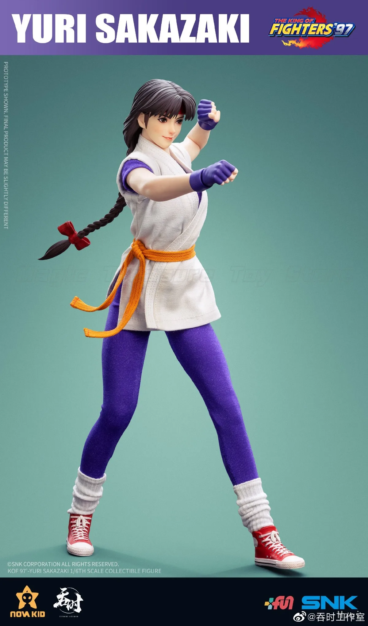 【Em estoque】Sonshi Studio original THE KING OF FIGHTERS '97 YURI SAKAZAKI 1/6 escala figura ornamentos de animação