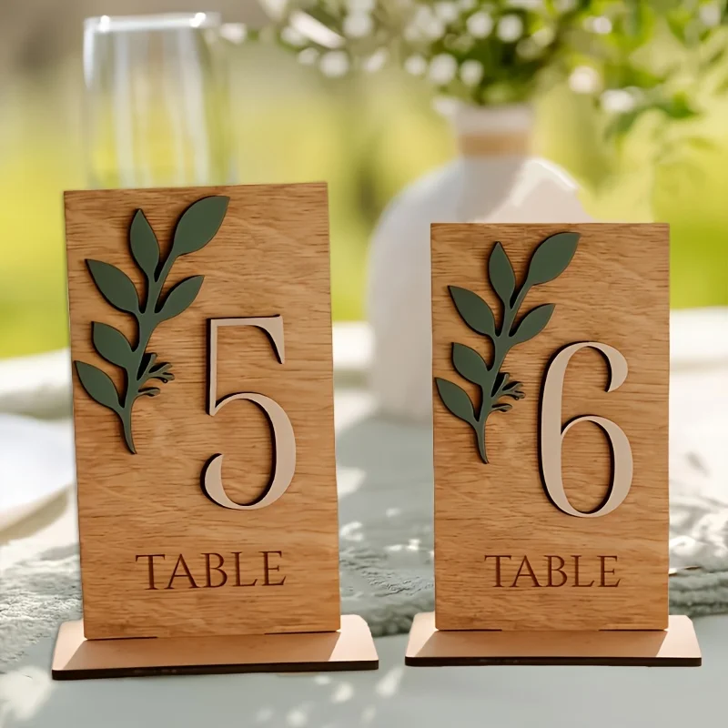 10 wooden table number signs with numbers 1-30, square wooden wedding table decorations, rustic wedding decor, wedding table decorations, wedding signs, table number signs for weddings, party table numbers