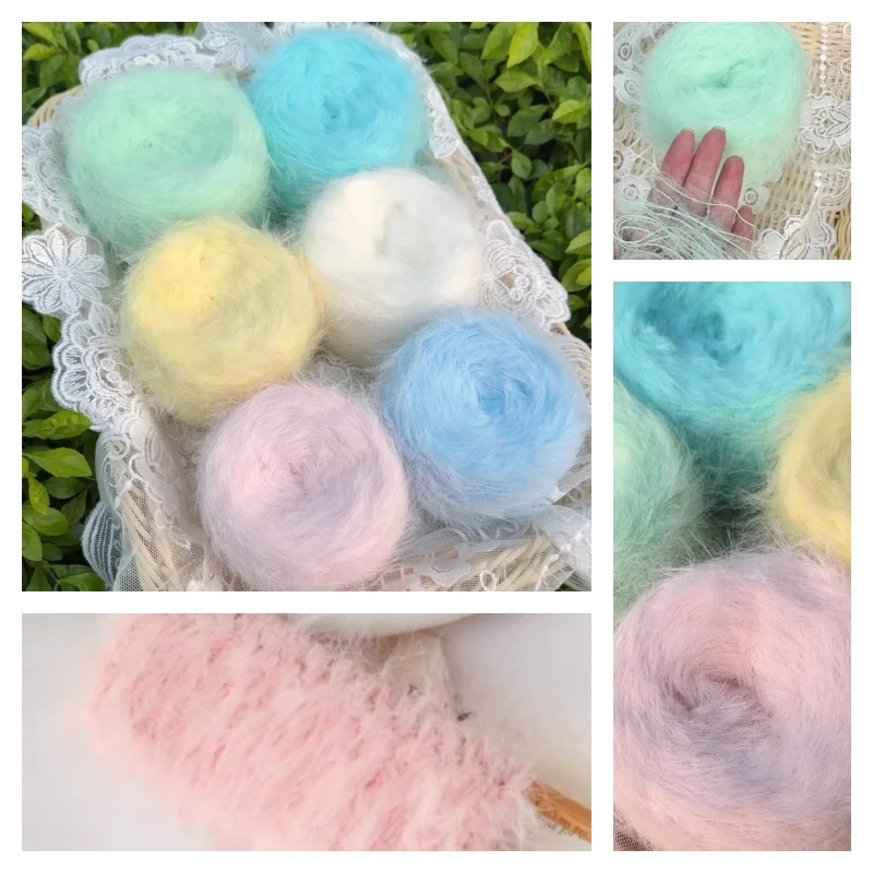 Single Strand of 4-centimeter Wool Yarn Handmade DIY Knitted Sweater Scarf Shawl Hats Production Auxiliary Raw Materials Yarn