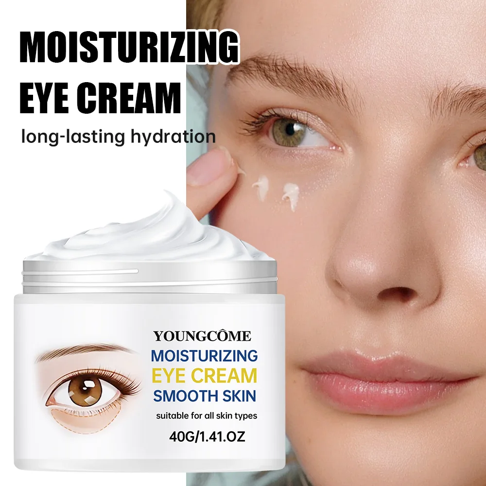 Crème pour les yeux, réduit les rides, sac contre les poches, raffermissant, hydratant, éclaircit la peau des yeux, Anti-cercle foncé ﻿