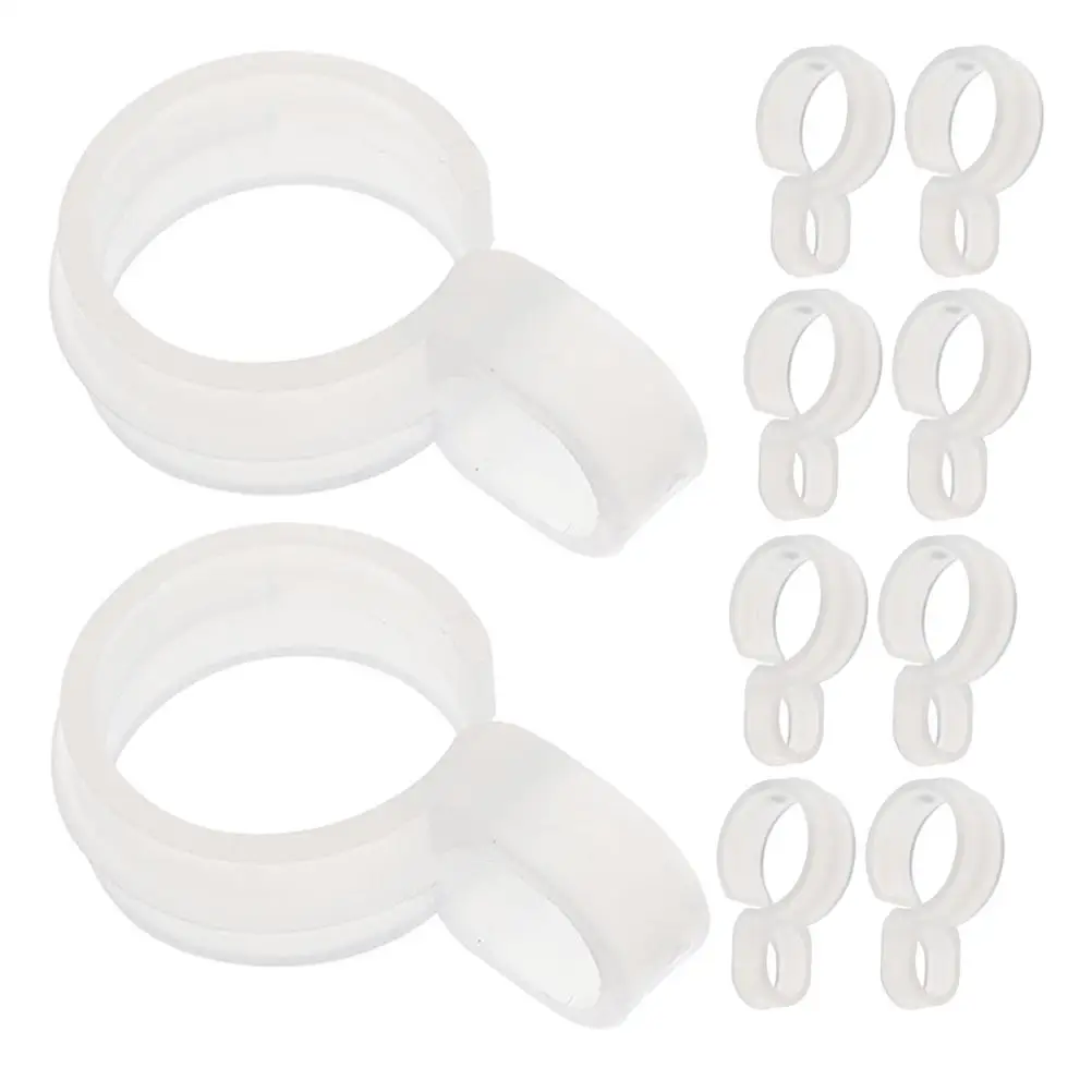 

20 Pcs Windproof Clothes Hanger Hooks Plastic Fixed Buckle Sturdy Reusable Home Storage Clothes Pegs Hanging Fasteners