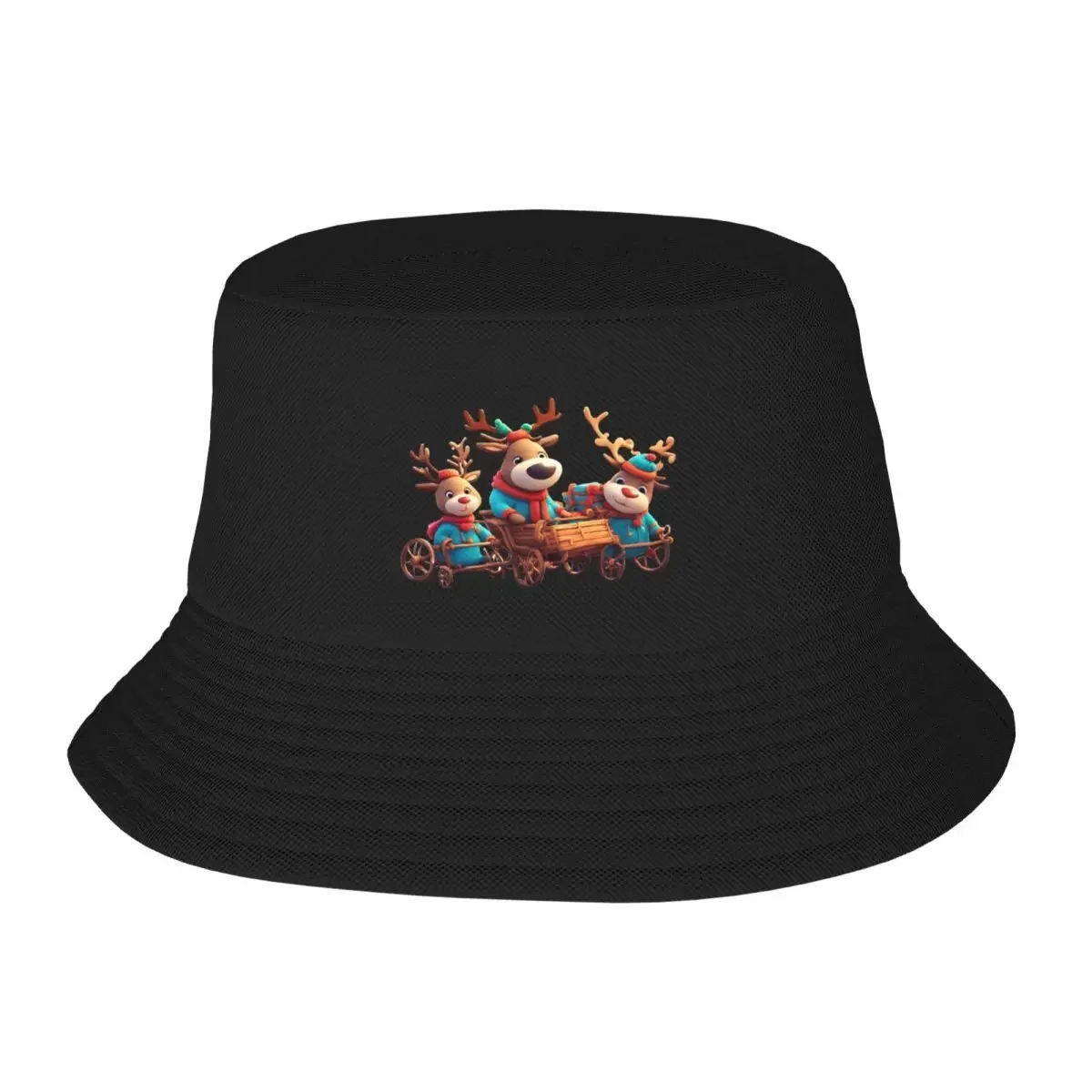 2026 christmas reindeer, cute, funny, , popular, best seller Bucket Hat fashionable foam party hats Boy Cap Women's