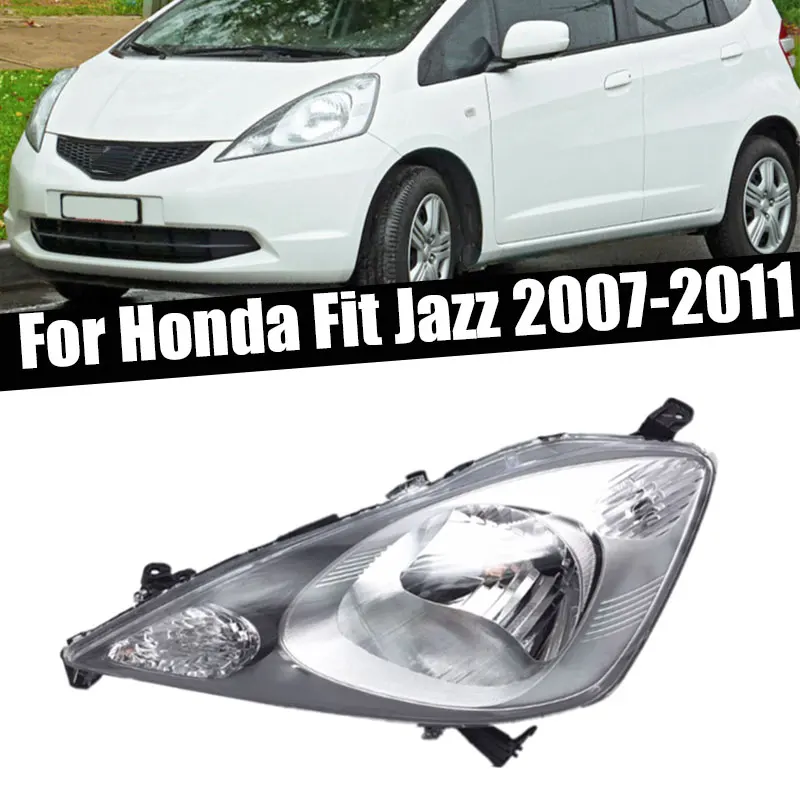 

Для Honda Fit Jazz 2007 2008 2009 2010 2011 Передние галогенные фары Противотуманные фары Дневные фары с прозрачными линзами Автомобильные аксессуары