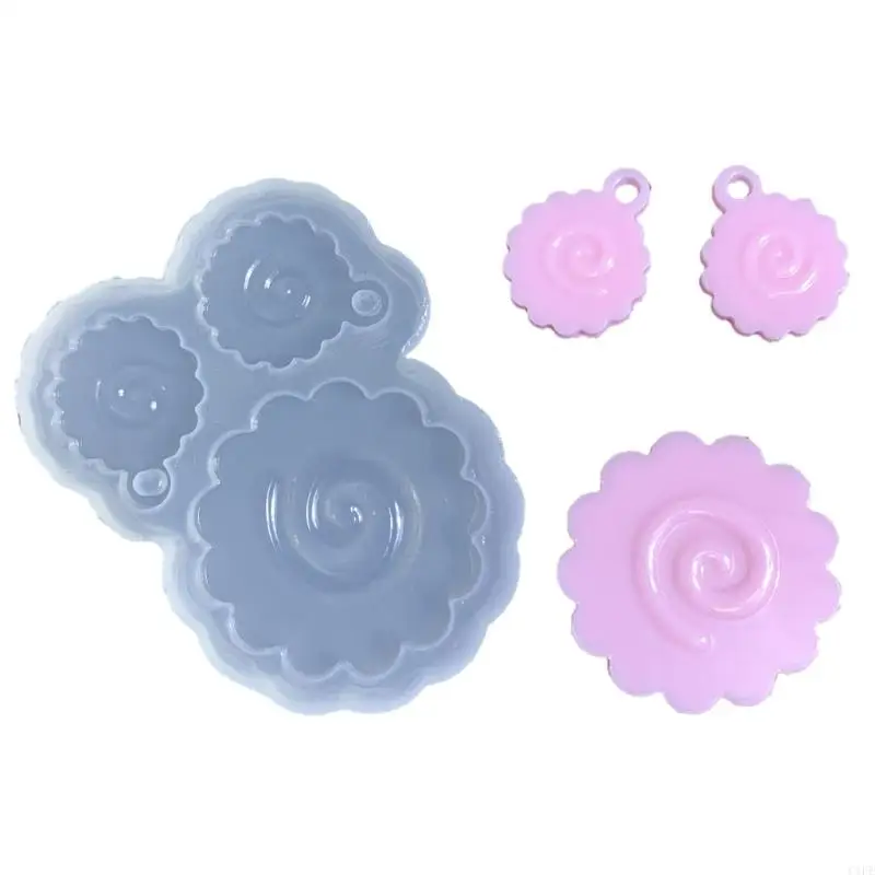 

C1FE Crystal Epoxy Resin Mold Earrings Pendants Casting Silicone Mould DIY Crafts