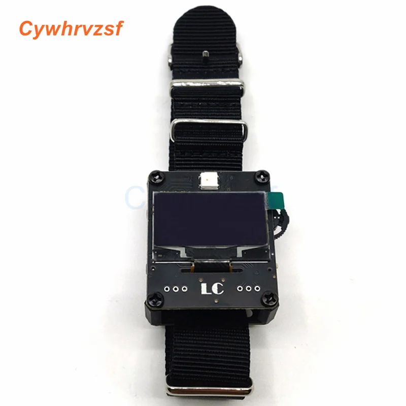 ESP8266 Wifi Watch Programmable Development Board Wearable OLED Display ESP-12F Buint-In Battery Smart Watch for Arduino