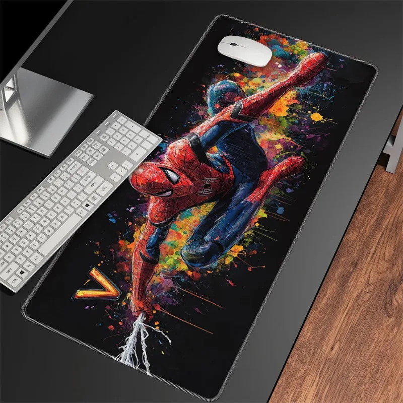 Superheld gaming-muismat - levendig ontwerp, rubberen basis, ideaal voor kantoor- en gaming-opstelling, bureauaccessoire |   Superheld De