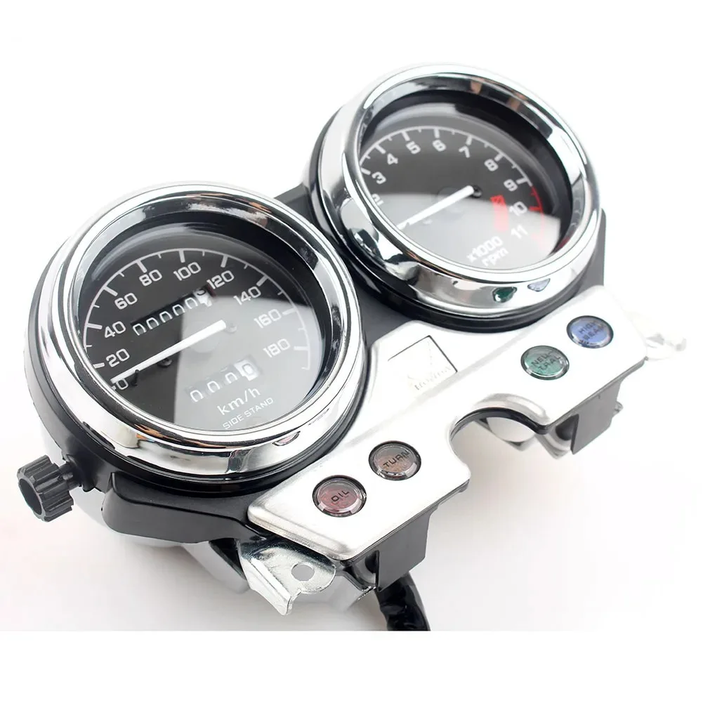 Speedometer Tachometer Gauge Cover  For Honda CB750 1993 1994 1995 Black Silver