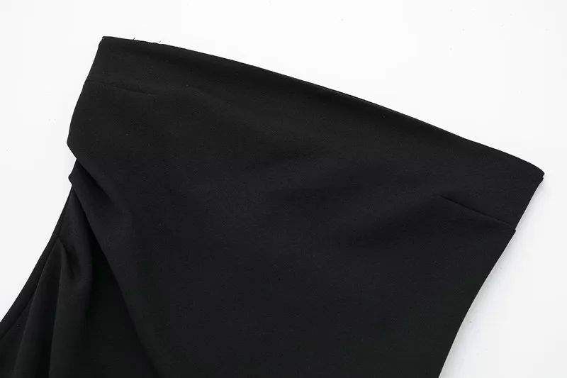 Faionable ort Strapl Dr Jupe ort taille haute polyvalente Dr pour femme, couleur pure, pour les déplacements, été...