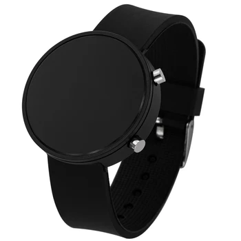 Women Digital Watch Silicone Girl Watch Personality Round Electronic Clock Waterproof…