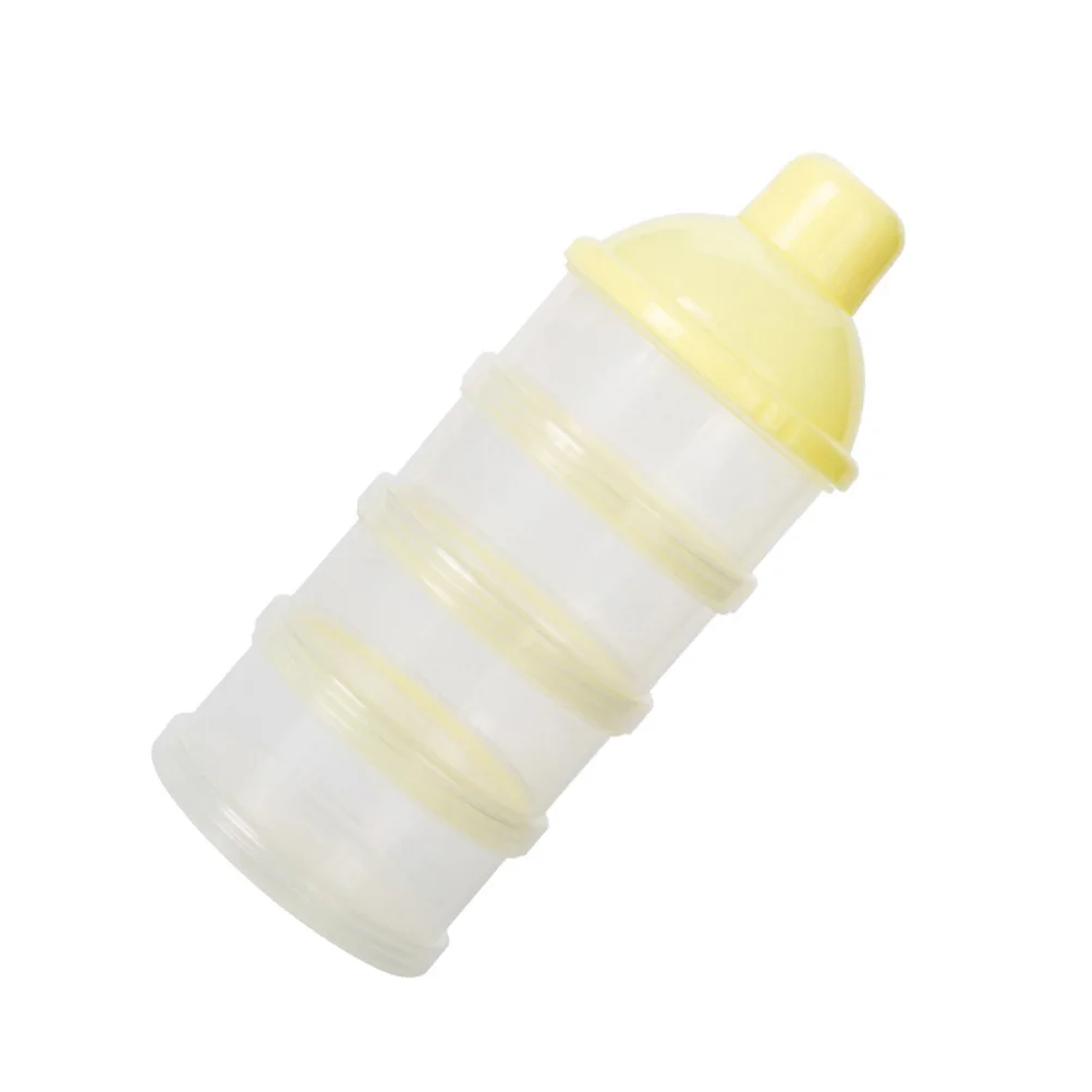 

4 Layers Powder Box Stackable High Capacity Baby Milk Powder Dispenser Formula Container Dispenser Snack Cups