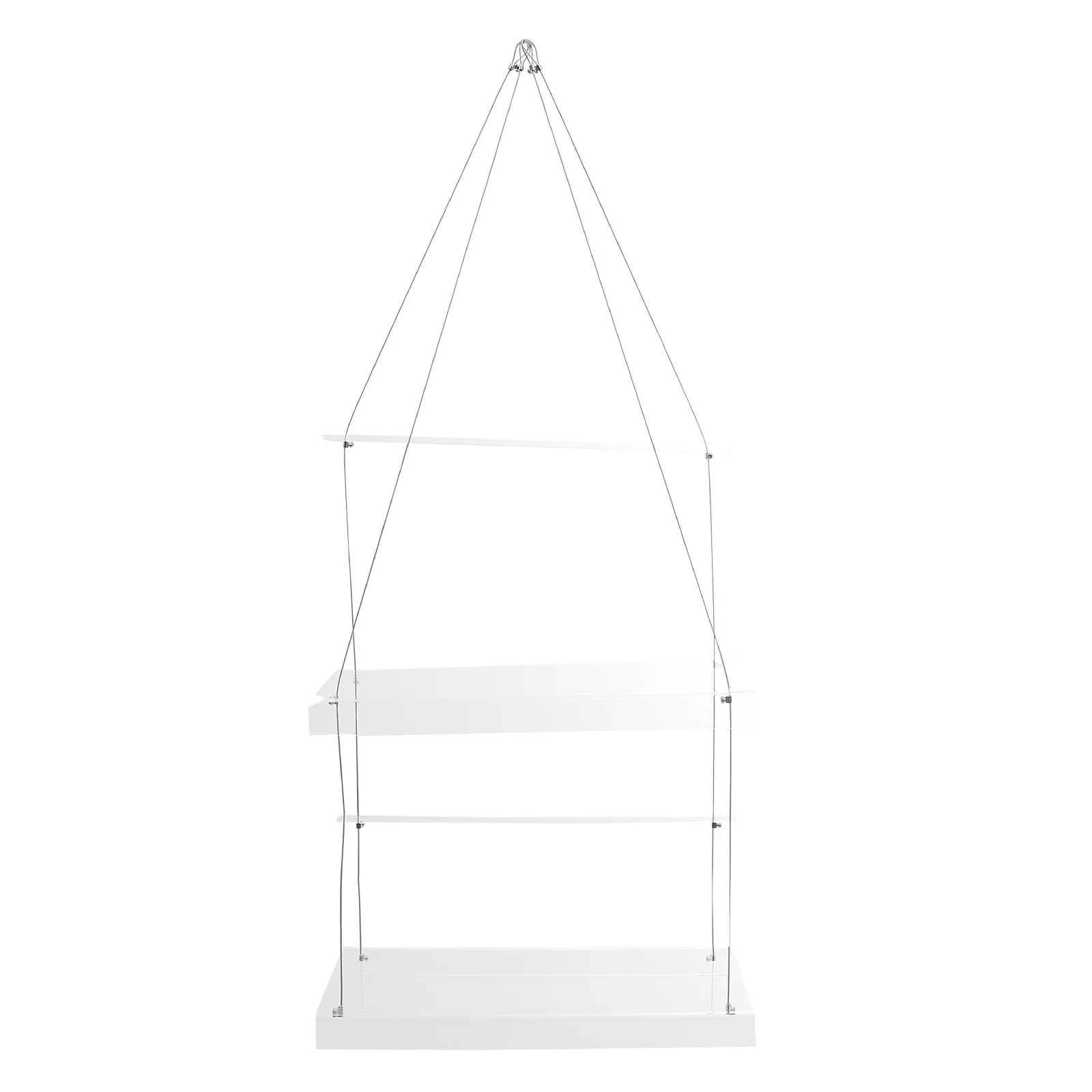 

Hanging Flower Stand Multiple Use Plant Rack Display Planter Hanger Pot Wall Acrylic Shelf Holder