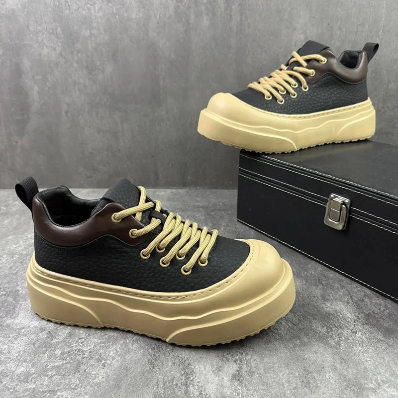 

Winter Outdoor Leather Men Boots Designer Women Work Boots Ankle Boots Lightweight Couple Casual Boots Classic Handmade Boots