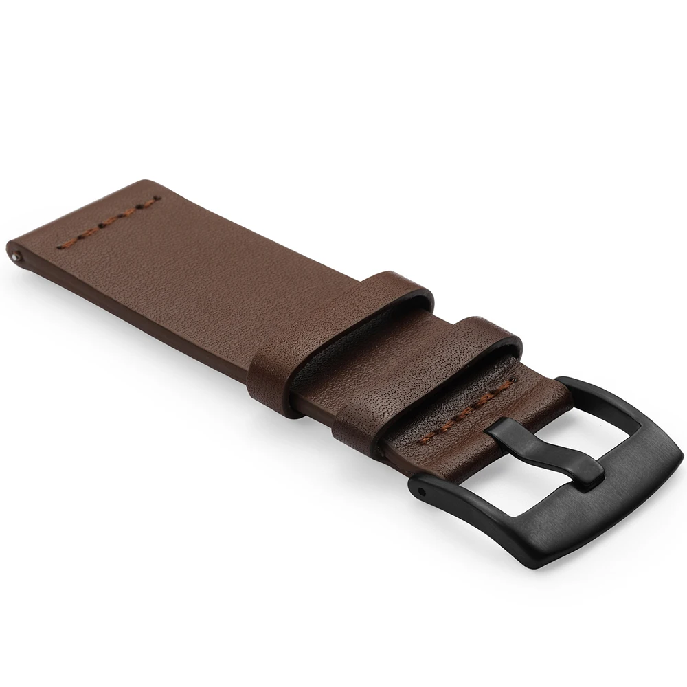 Ремешок кожаный для Xiaomi Huami Amazfit GTR 47 мм GTR 4 3 2 2e Pace Stratos, 22 мм