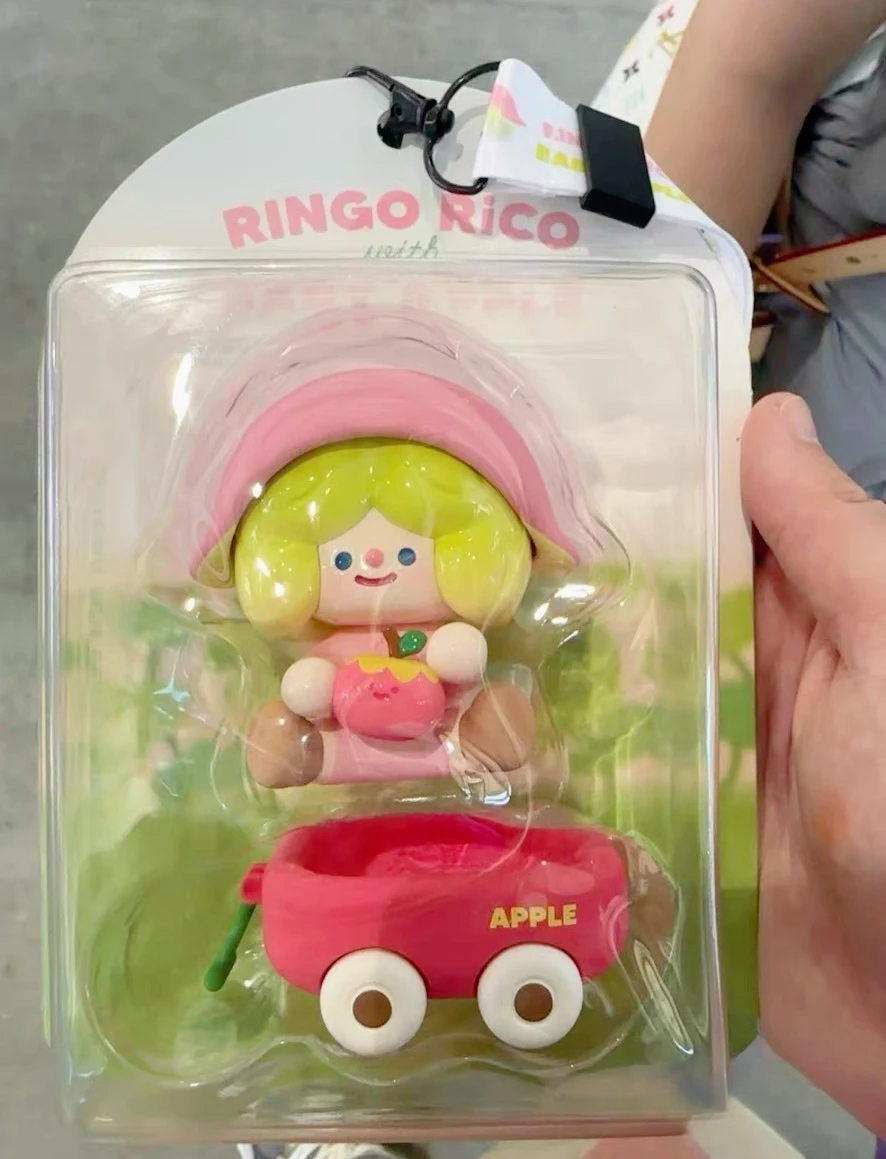 RICO Collection Figure Toy Doll Purple Flocking RIBAO CHARCOAL Designer Toy Miniatures Collections Ornament for Car