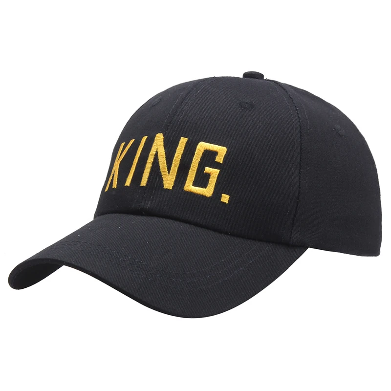 

King Queen Embroidered Baseball Cap Teenager Couple Travel Snapback Men Women Outdoor Sports Fashion Sun Hats Gorras MZ0452