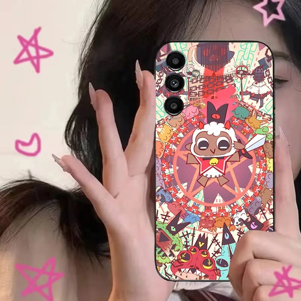 Cult Of The L-Lamb Game Phone Case For Samsung S24,S21,S22,S23,S30,Ultra,S20,Plus,Fe,Lite,Note,10,9,5G Black Soft Cover - Image 4