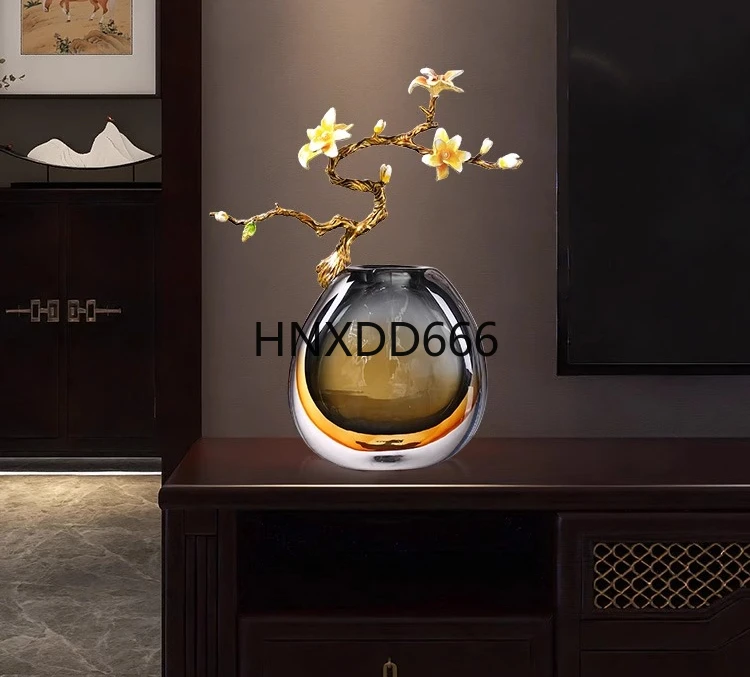

Enamel colored glass vase decorative ornament living room entrance handicrafts