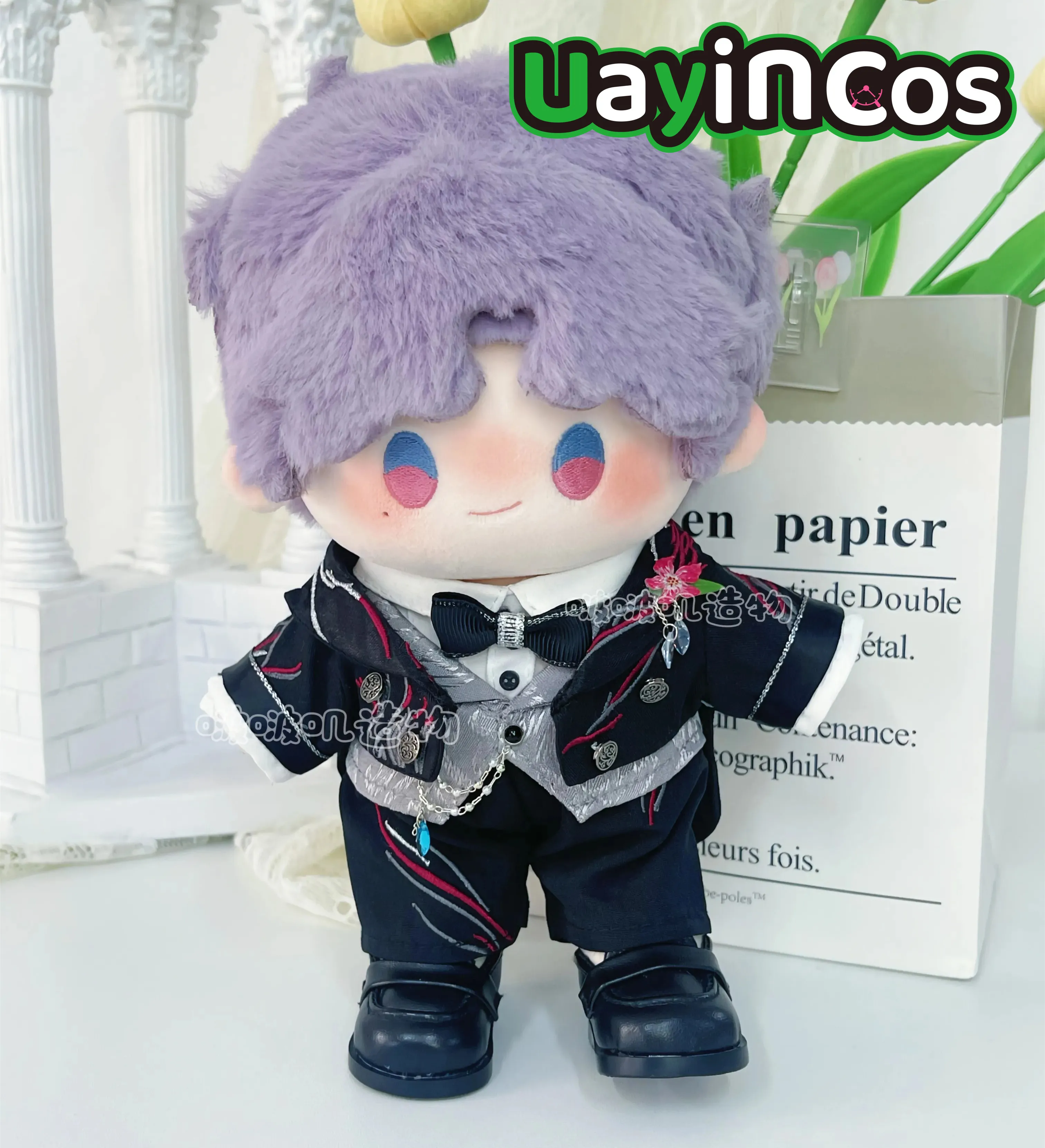 

20 см 40 см кукольная одежда Love and Deepspace Rafayel, одежда для свадьбы, дня рождения, костюм, мягкая плюшевая кукла, аниме-игра, игрушка для детей Gi