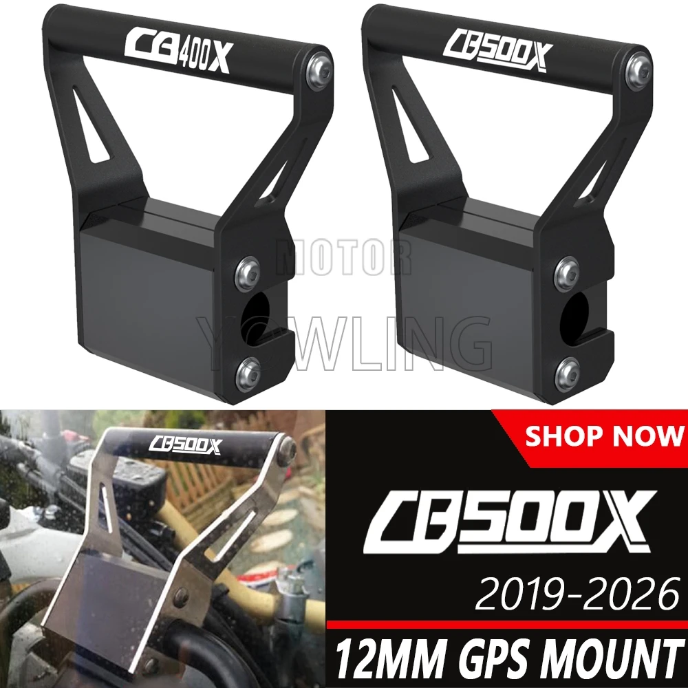 

For Honda CB400X CB500X 2019 ~2026 Motorcycle Phone GPS Navigation Holder Bracket Mount NX400 NX500 NX 400 500 2024 2025 2026