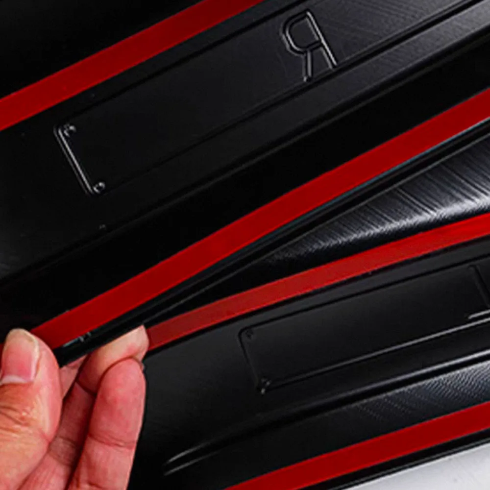Rear Trunk Sill Guard Plate For BAW 212 T01 2024-2026 Carbon Fiber Texture Tailgate Threshold Protector Inner & Outer Available