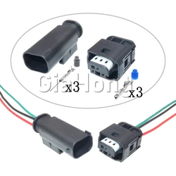 1 Set 3 vie 1-1452049-1 presa per cavo automatico connettore impermeabile per Auto per pedale dell'acceleratore a Gas BMW Audi