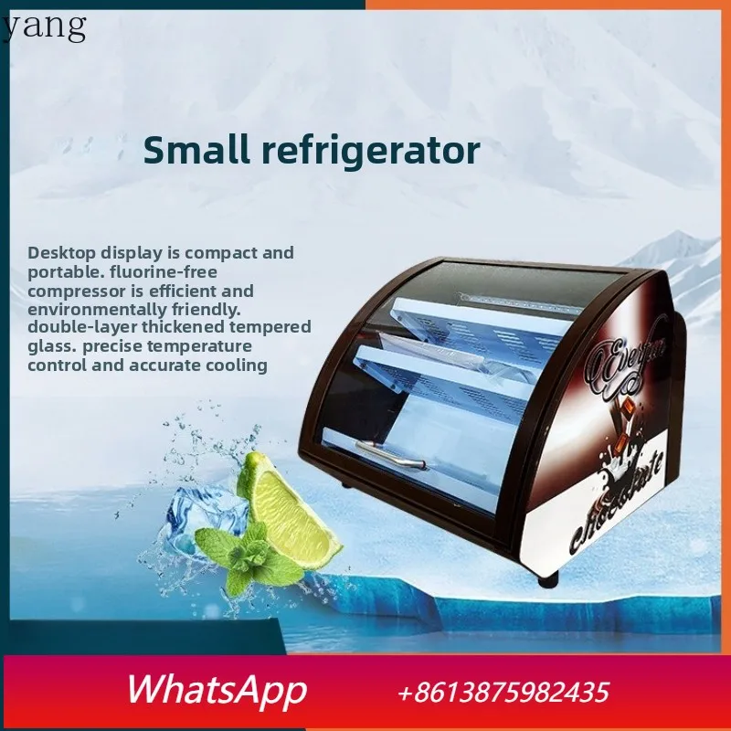 YJQ low temperature refrigerated display cabinet beverage beer chocolate small refrigerator display cabinet