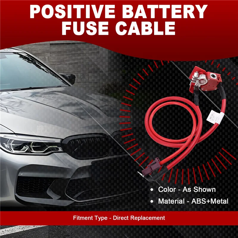 

61126998059 Car Positive Battery Fuse Cable For Hybrid BMW 5 G30 Battery Connector Cable Plus 6998059