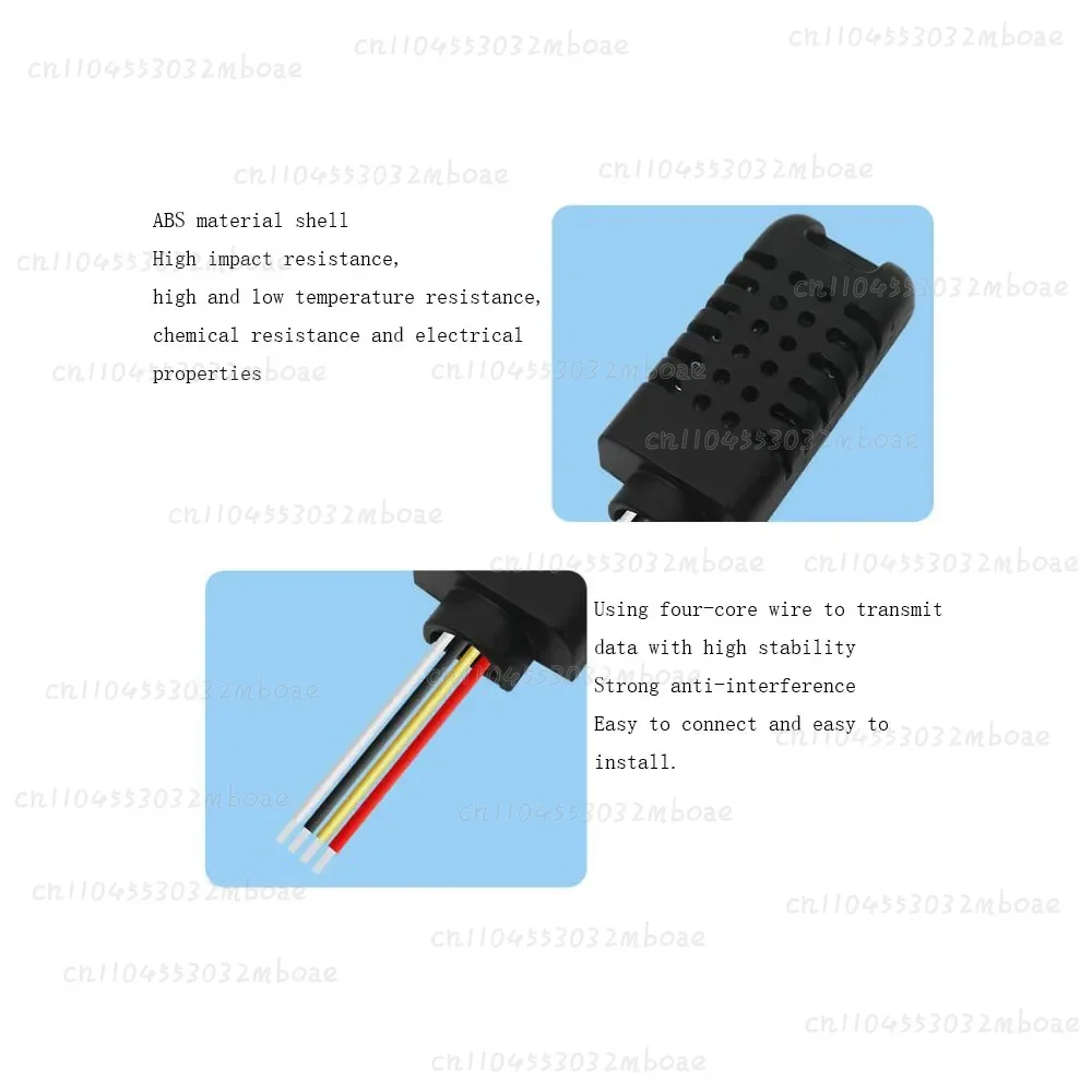 Enregistreur de données de température et d'humidité analogique RS485 TCP 0-10V avec sonde de surveillance en temps réel pour la surveillance environnementale