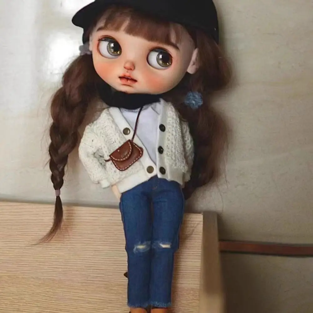 カジュアルウェアかわいい Tシャツベスト手作りファッションジーンズズボン DIY アクセサリー子供のおもちゃリカちゃん ob24/26/27 人形