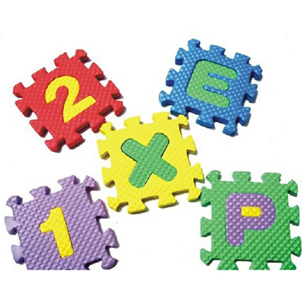 36 Pcs/Set Foam Mat Cushion Child Kids Baby Novelty Alphabet Number EVA Puzzle Foam Teaching Mats Toy