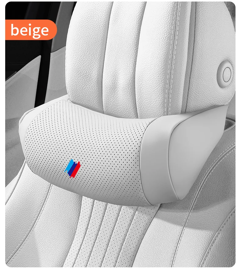 Auto-Kopfstütze Nackenstütze Weiches Nackenkissen für BMW M Power X3 X4 X5 X7 E36 E39 E46 E60 E65 E90 F10 F15 F20 F25 F30 G20 G30 – Detail 18