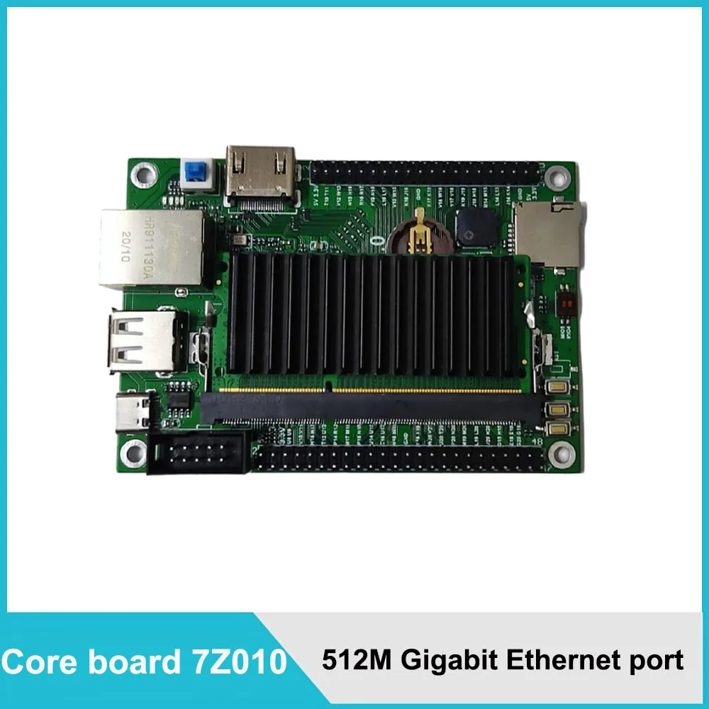 Scheda di sviluppo FPGA Xilinx scheda Core ZYNQ 7Z010 porta Ethernet Gigabit industriale Gold Finger 8G 512M