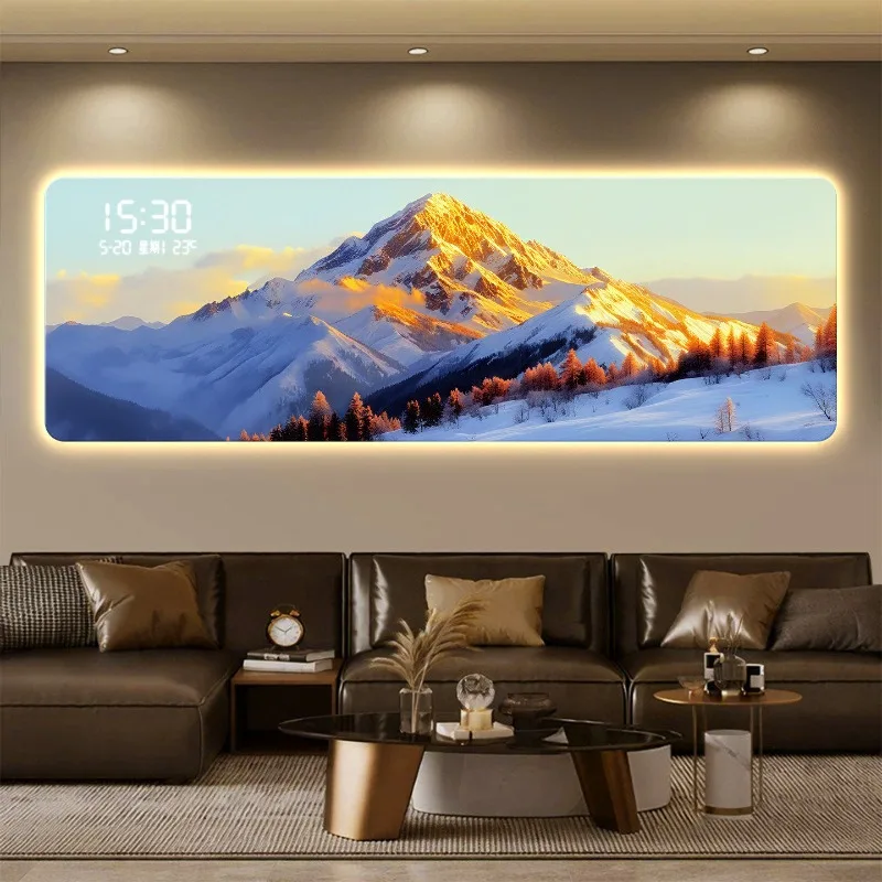 Modern Luxury Wall Clocks Big Size Led Living Room Bedrooms Design Creative Wall Watch Restaurant Horloge Murale Home Design