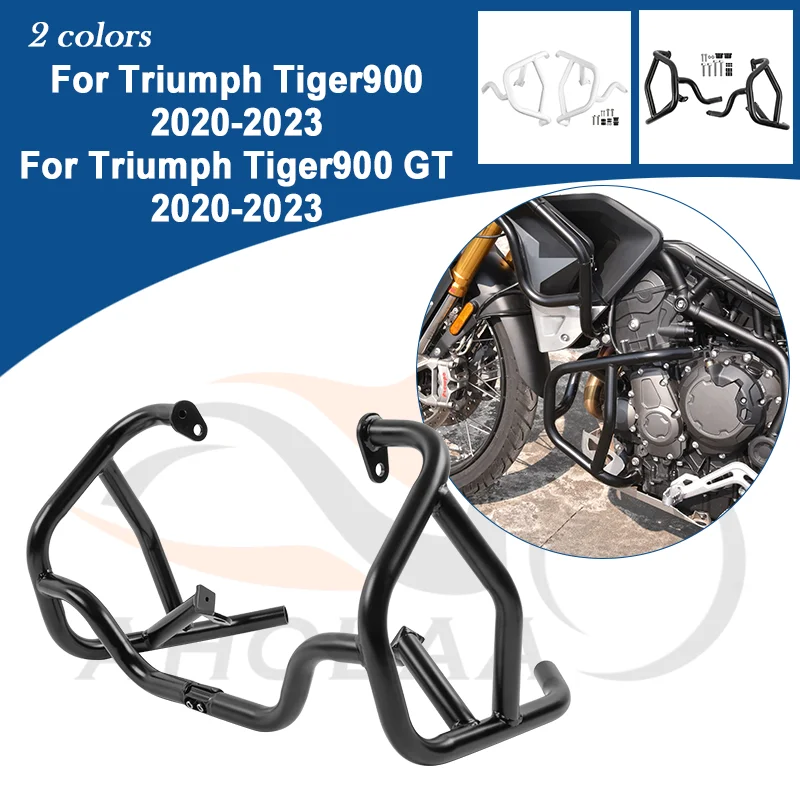 

For Tiger 900 GT Rally Pro 2020 2021 2022 2023 Crash Bar Motorcycle Engine Guard Tiger900 Lower Bumpers Protection Accessories