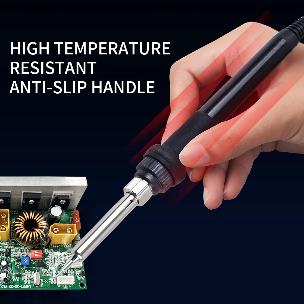 デジタル電気ポータブルESDリワークステーション電気はんだごて溶接機新型ポータブルはんだ付けステーション