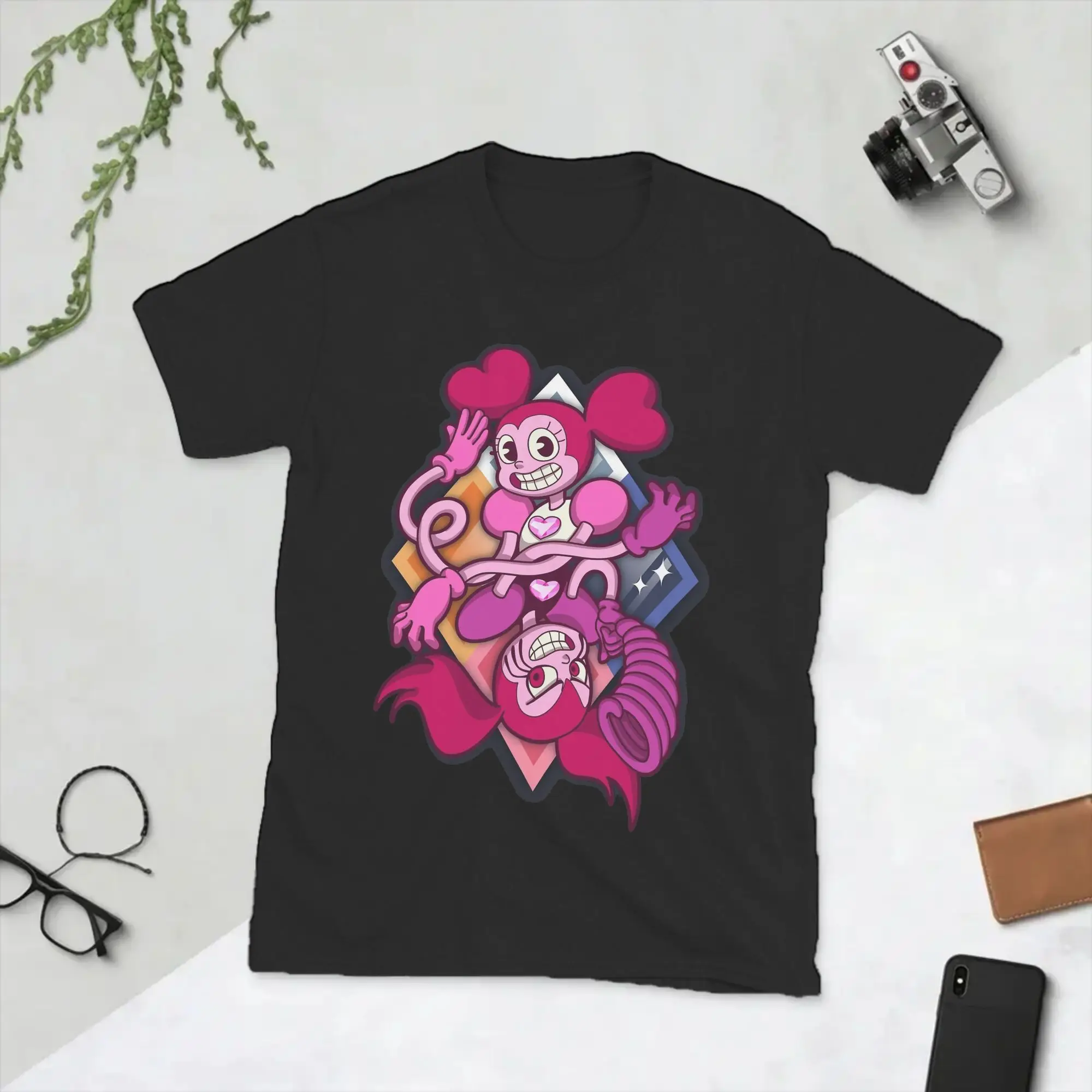 Cartoon Stevens Universes T Shirts for Men Pure Cotton Fashion for Male T-Shirts Crewneck  Tees Short Sleeve Tops Summer