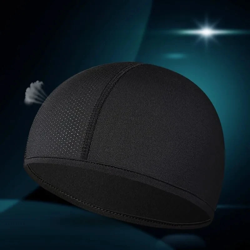 1/2/3/4/5/6Pcs Universal Motorcycle Helmet Inner Caps Breathable Balaclavas Quick-Drying Wicking Cooling Hat Dome Cap