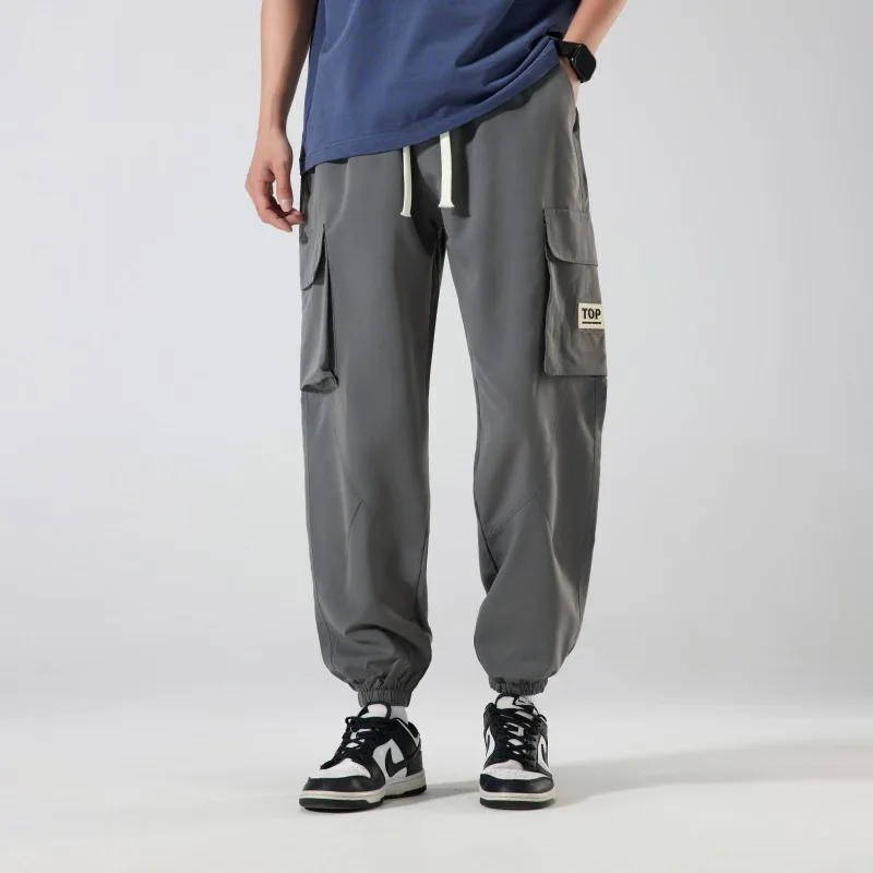 

TRAF Men's Trendy Loose - Fit Cargo Trousers Contemporary Design Subtle Branding Great for City and Adventure - Ready Styles