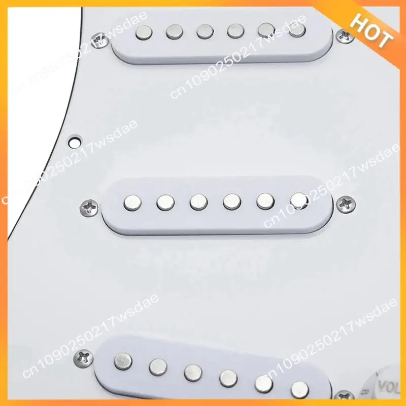 

X08A 2Pcs White Electric Guitar Accessories For ST Three Single Electric Guitar Guitar Panel Electric Guitar Cover Plate