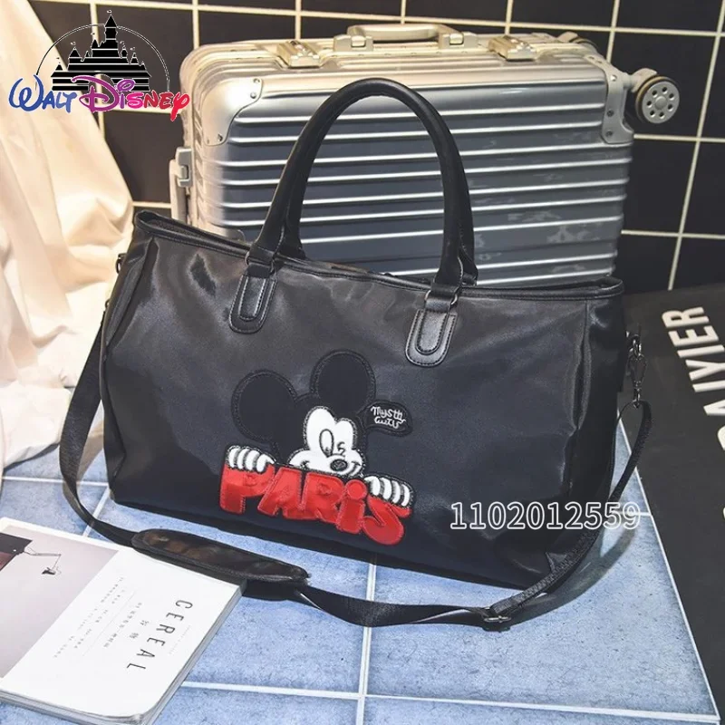 Disney Mickey Nova Bolsa de Viagem Feminina Luxo Marca Travel Bag Grande Capacidade Portátil Travel Bag Moda Outdoor Fitness Bag