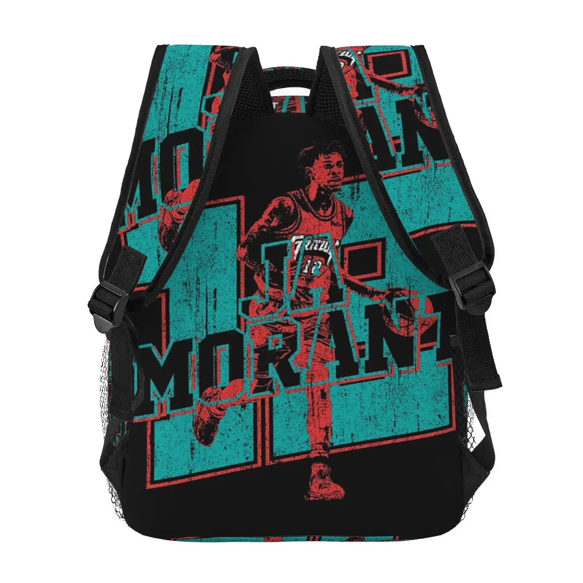 Ja Morant 배낭 뜨거운 판매 데이 팟 대용량 소년 소녀 BookBag 학교 가방 남성 여성을위한 어깨 가방