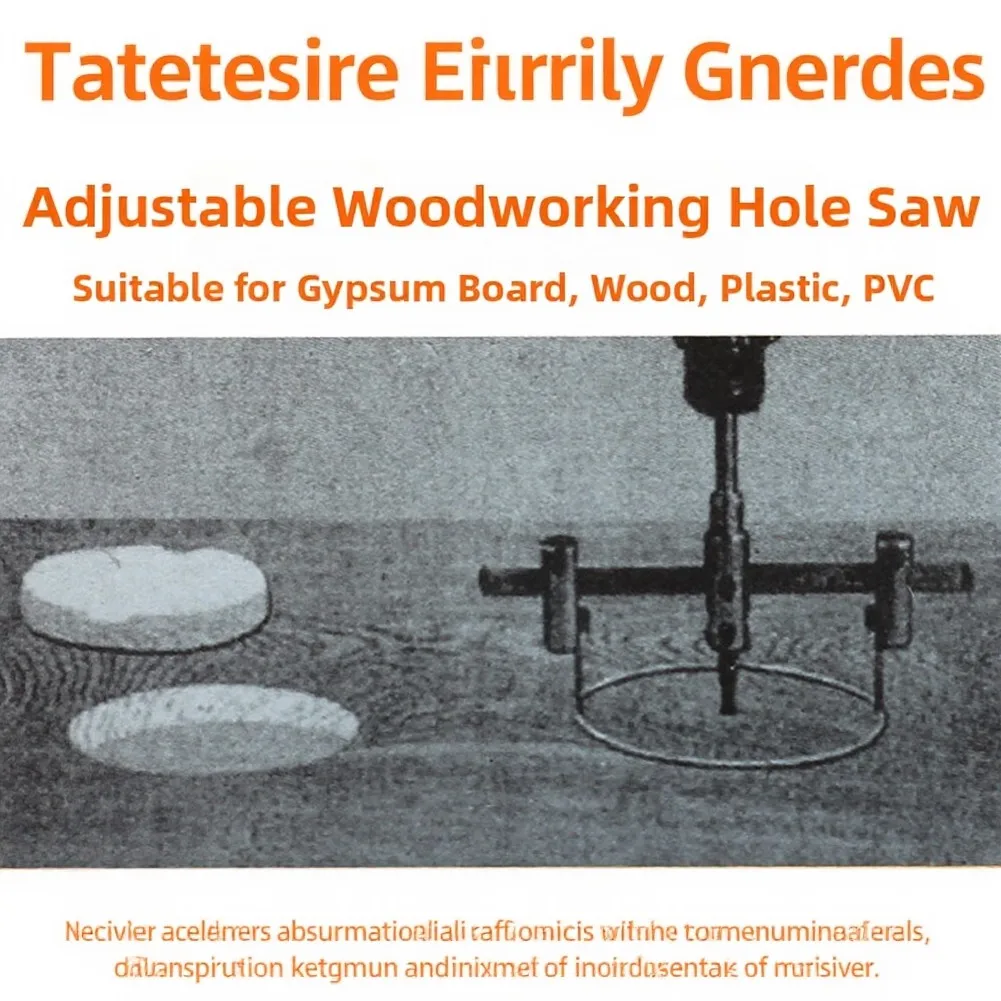 Alloy Steel Aircraft Type Hole Cutter for Home Renovations and Commercial Applications Requiring Precision Holes
