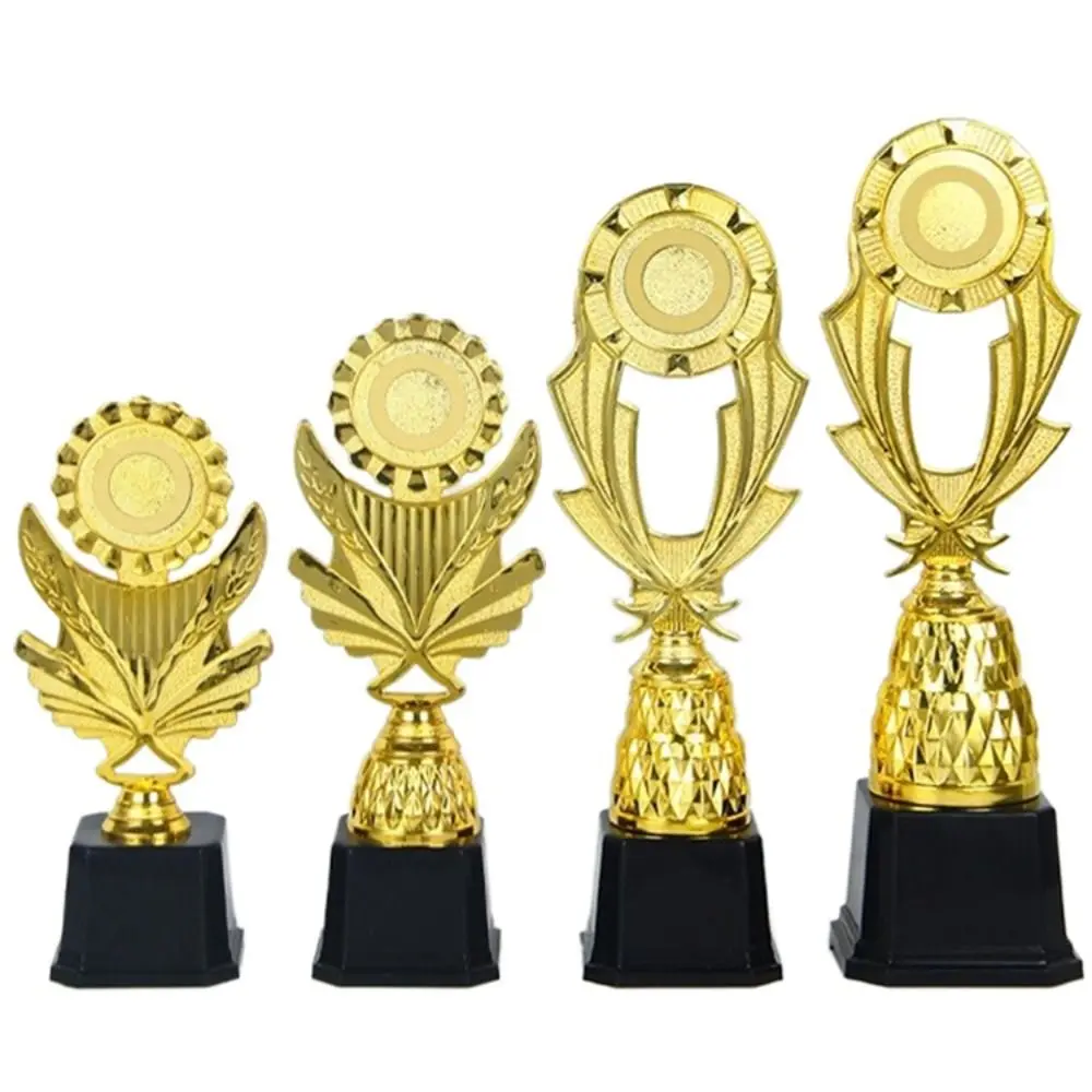 Golden Award Trofee Zingen Dansen Competitie Plastic Beloning Prijsbeker Sportspel Souvenir Winnaar Award Trofee