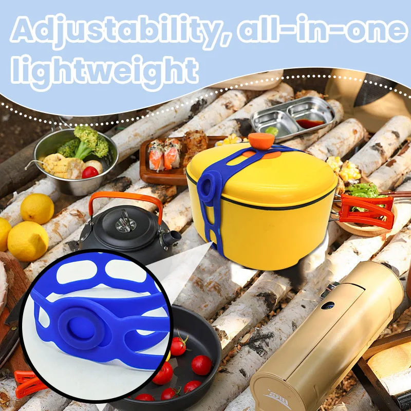 Reusable universal lid fixing strap, earthen pot lid strap, box fixing strap - second generation