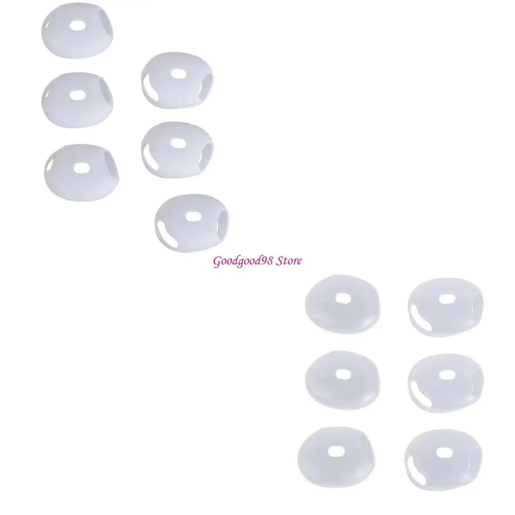 

3Pairs Thin Silicone Earphone Covers Sleeve Durability for Pods 4 Earphones Protecting Suitable for All Genders W8EC